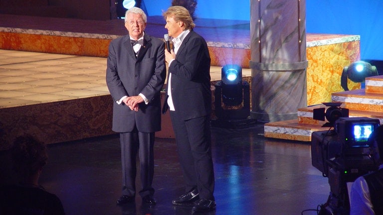 "Die Goldene Stimmgabel" mit Dieter-Thomas Heck (links).