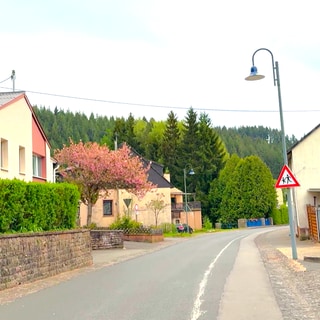 Die Hauptstraße in Schutz