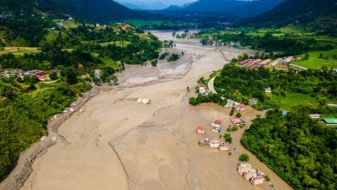 Sturzflut in Nepal