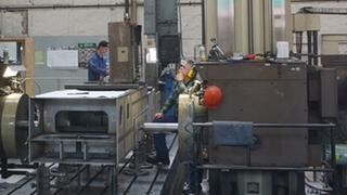 Beim Arbeiten