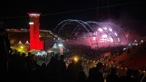 Blick auf die Mainstage der NATURE ONE
