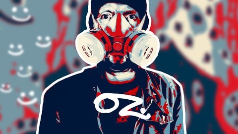 Cover OZ. Graffiti-Künstler. Schmierfink. Rebell.