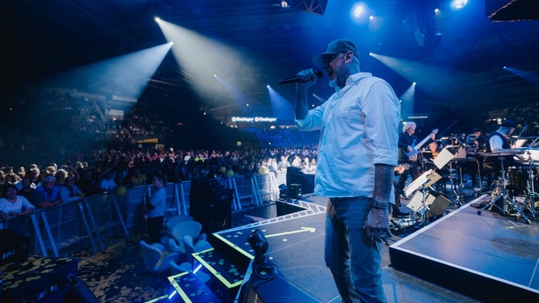Hitparade 2025 Finalparty Stuttgart Blick auf die Bühne