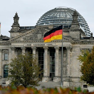 Das Reichstagsgebäude in Berlin.