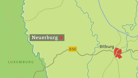 Karte von Neuerburg 