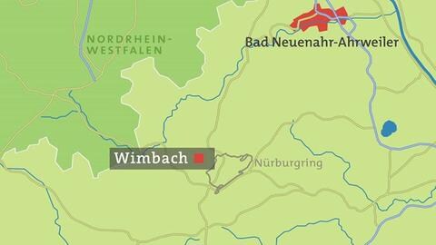Karte von Wimbach