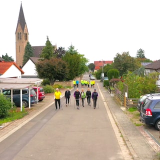 Die Friedhofstraße in Siefersheim
