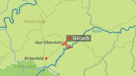 Karte Gerach