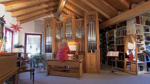 Kirchenorgel im Wohnzimmer