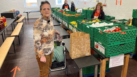 Gerlinde Ort, Rentnerin und Kundin der Tafel in Kaiserslautern