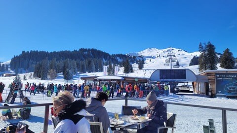 Blick auf den Prodkamm am Flumserberg. Hier ist am Sonntag - abseits der Piste - eine Lawine abgegangen. (Archivbild)