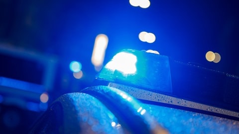 SymbolbildBlaulicht eines Polizeiautos