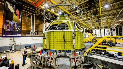 Bild des Orion Besatzungsmoduls