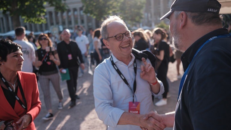 Kai Gniffke, SWR Intendant und ARD Vorsitzender, beim SWR Sommerfestival 2023 in Stuttgart