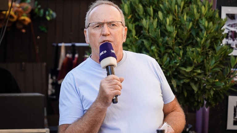 Tom Hörner ("Stuttgarter Zeitung""Stuttgarter Nachrichten") beim Weindorf-Treff 2026 