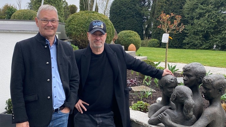 Roland Emmerich (r.) mit seinem Bruder Andreas