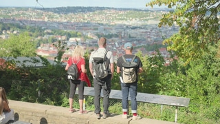 Ausblick vom Santiago de Chile-Platz in Stuttgart
