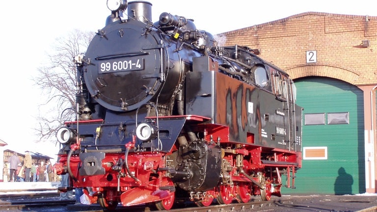 Dampflok 99 6001, Spitzname "Selke" (1'C1'h2t, Krupp, Fabrik Nummer 1875, Baujahr 1939)