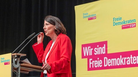 Wirtschaftsministerin Daniela Schmitt ist die neue FDP-Landesvorsitzende