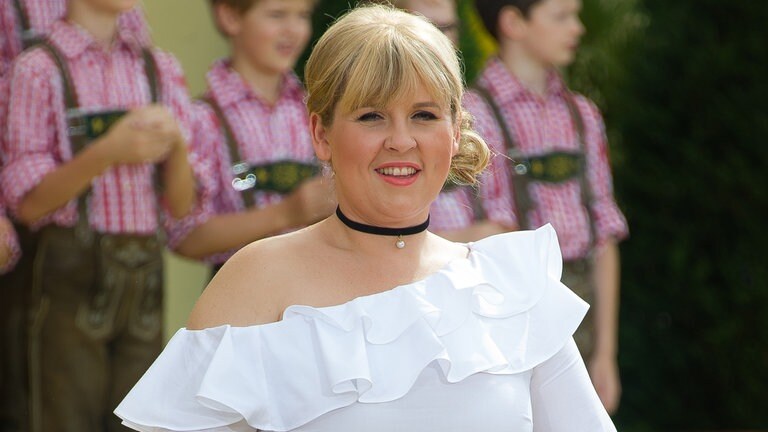 Maite Kelly bei „Immer wieder sonntags“ im Europapark in Rust. © SWRMartin Black