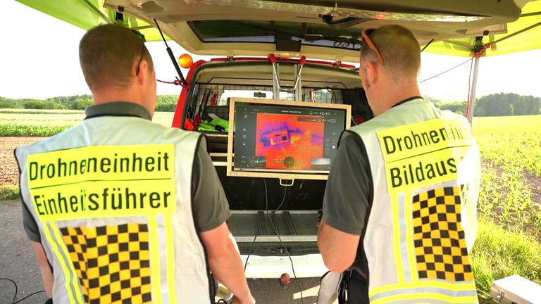 Feuerwehrübung mit Dohnen