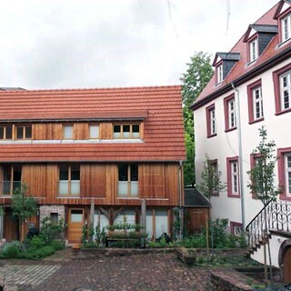 Thannscher Hof in Heidelberg - der barocke Hof wurde zu einem Wohnprojekt umgebaut.