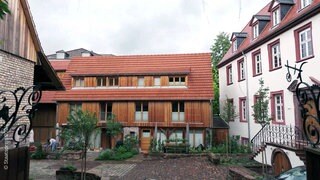 Thannscher Hof in Heidelberg - der barocke Hof wurde zu einem Wohnprojekt umgebaut.