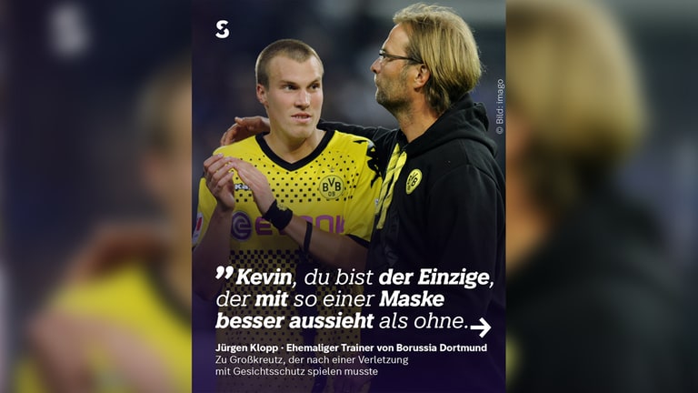 Zitat: Kevin, du bist der Einzige, der mit so einer Maske besser aussieht als ohne.