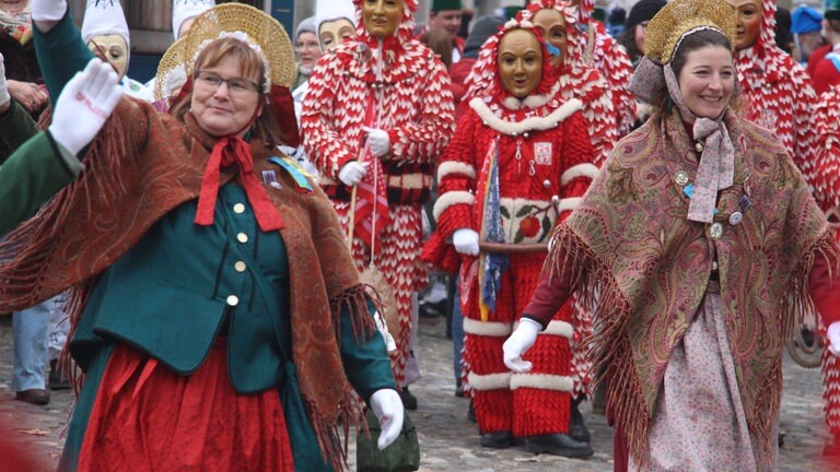 Impressionen vom Landschaftstreffen der Vereinigung Schwäbisch-alemannischer Narrenzünfte in Lindau.