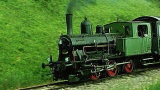Grüne Lokomotive