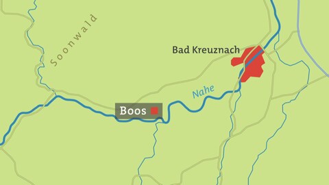 Karte von Boos