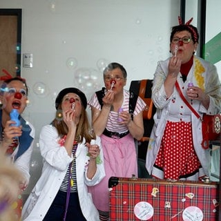 Clowndoktoren im Krankenhaus