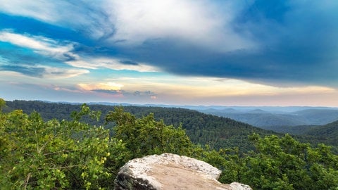 Blick auf den Pfälzerwald bei Kaiserslautern
