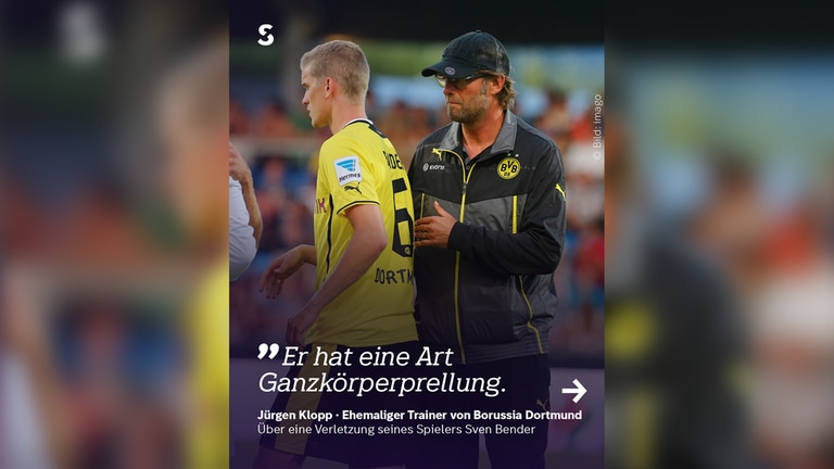 Zitat: Er hat eine Art Ganzkörperprellung.