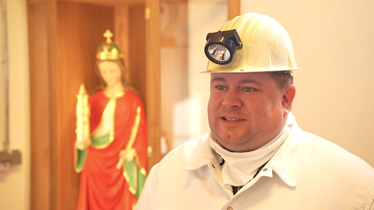 Martin Lenz vom Bergmannsverein St. Barbara