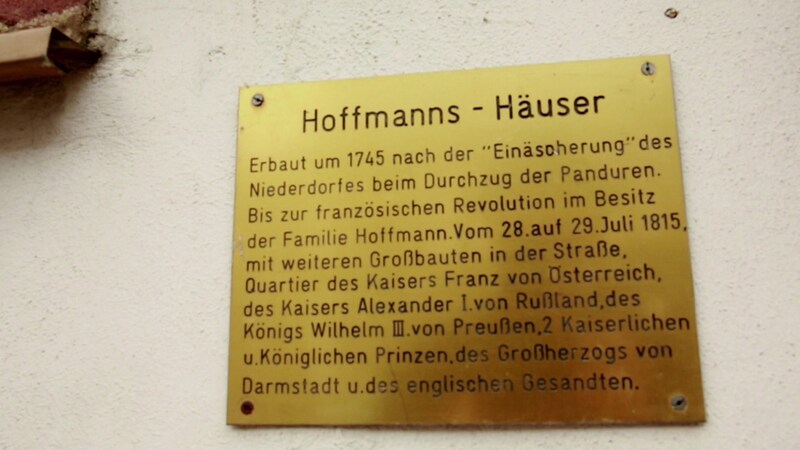 Besondere Häuser in Rheinzabern.
