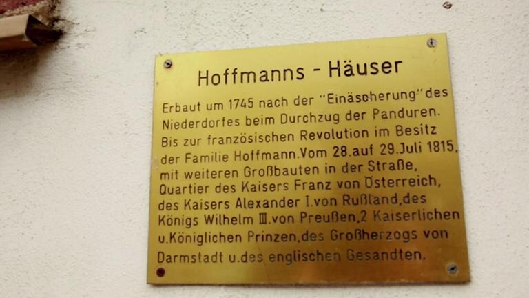 Besondere Häuser in Rheinzabern.