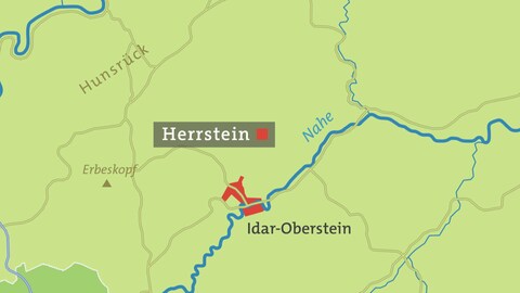 Karte von Herrstein