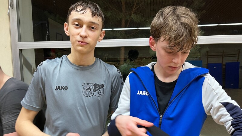 In der Sporthalle des Hugo Ball-Gymnasiums Pirmasens wird geboxt.