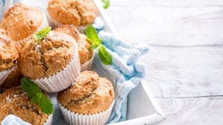 Cupcakes auf einem Tablett
