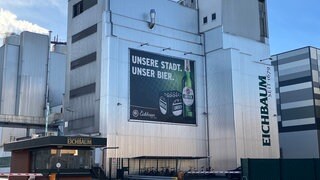 Außenansicht der Privatbrauerei Eichbaum