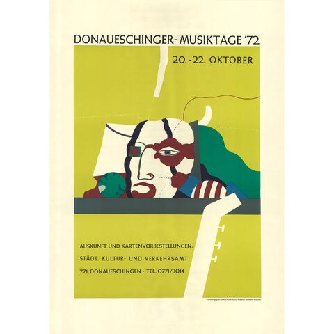 Donaueschinger Musiktage - Plakate 1972- Karl Korab