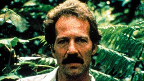 Werner Herzog während des Drehs von "Fitzcarraldo" 1982