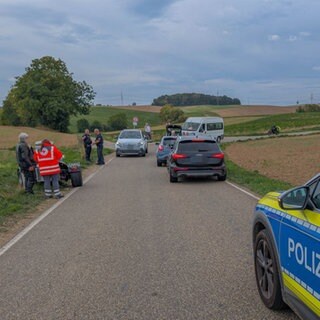 Ein Unfall hat eine Benefiz-Motorradausfhart überschattet: Bei Ittlingen ist am Sonntag ein Trike mit einem Pkw kollidiert. 