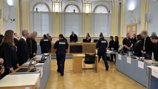 Sieben Angeklagte im Landgericht Hechingen wegen erpresserischen Menschenraubs