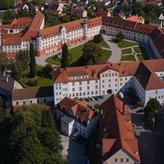 Scheyern Benedictine Abbey and monastery with Heiligkreuzkapelle der Klosterkirche (since 1077) Scheyern, Bavaria, Germany