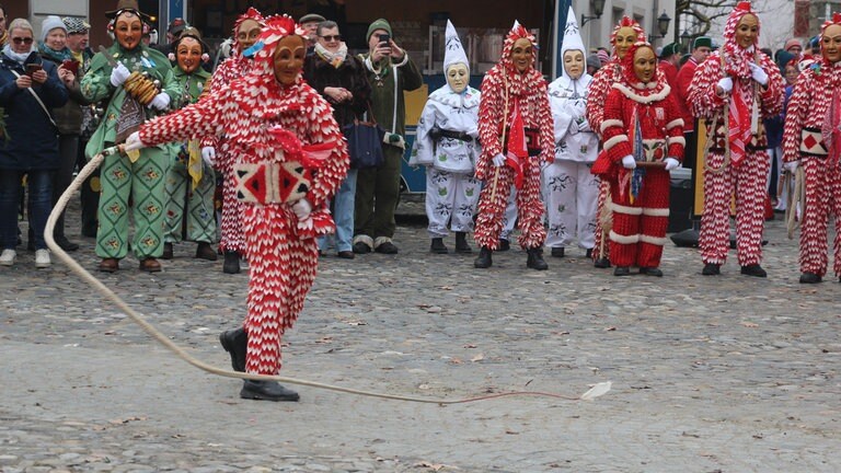 Impressionen vom Landschaftstreffen der Vereinigung Schwäbisch-alemannischer Narrenzünfte in Lindau.