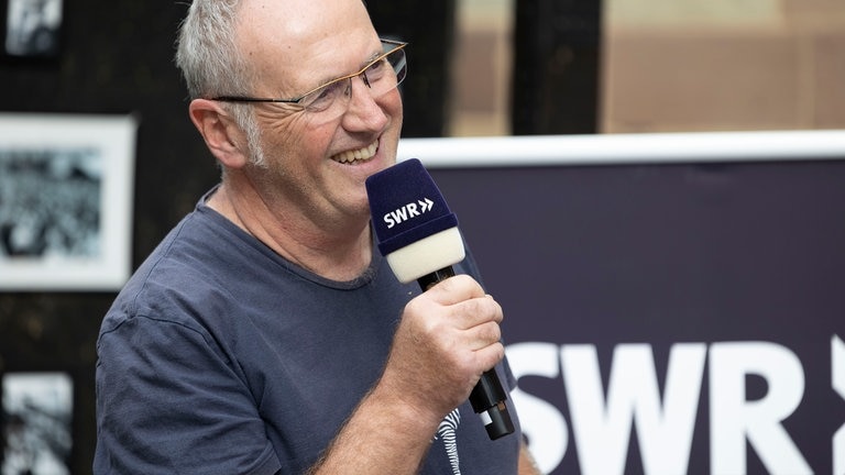 Tom Hörner ("Stuttgarter Zeitung""Stuttgarter Nachrichten") beim Weindorftreff Stuttgart 2026