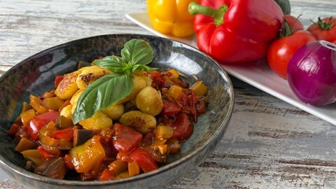 Ratatouille mit Gnocchi
