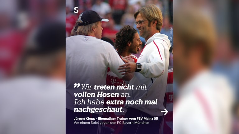 Zitat: Wir treten nicht mit vollen Hosen an. Ich habe extra nochmal nachgeschaut.